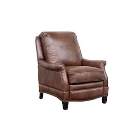 Transitional 3-way Recliner with Footrest Extension